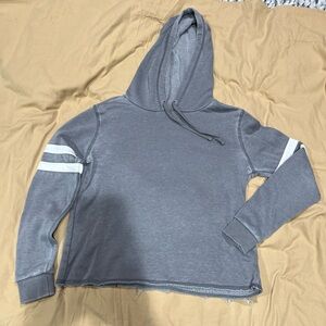 Pink Rose Gray Zip-Up Hoodie